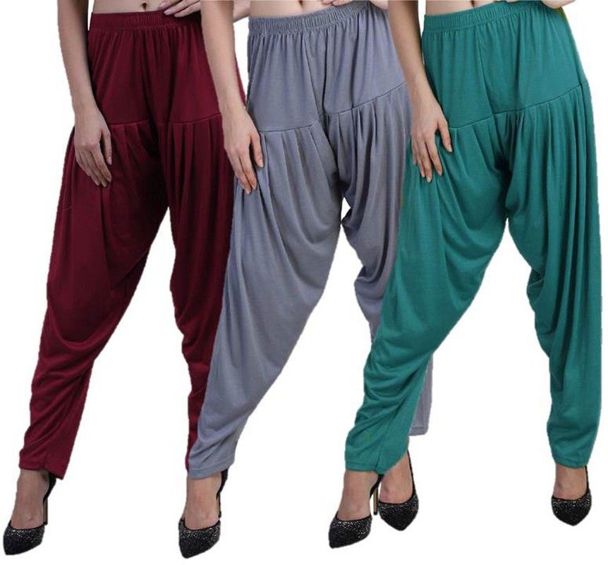 casual365 Viscose Rayon Solid Patiala-picture-19
