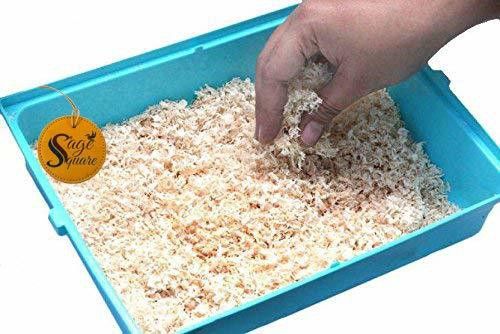 150grm Natural Soft Wood Shaving Bedding cum Nesting Material for all Birds Pet Litter Tray Refill-image-30