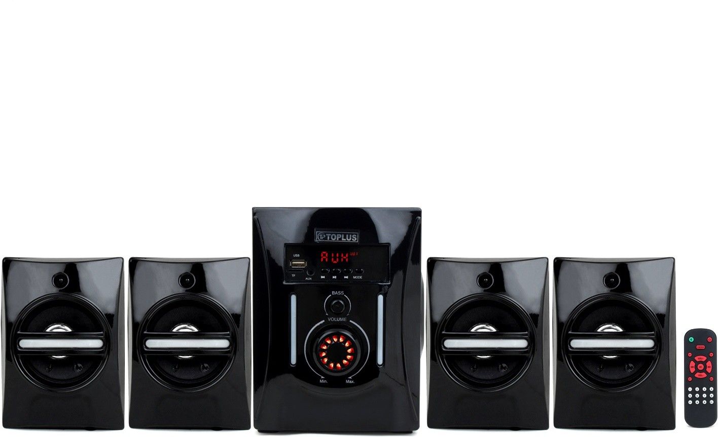 TOPLUS AE-180N9 Bluetooth Home Theatre (Black, 4.1 Channel) 60 W Bluetooth Home Theatre-image-7