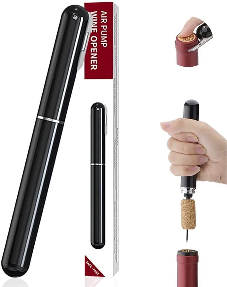 deoxys WO264A 2 in 1 Wine Cork Opener Air Pressure Pump, Professional Waiters Bottle Opener-picture-22