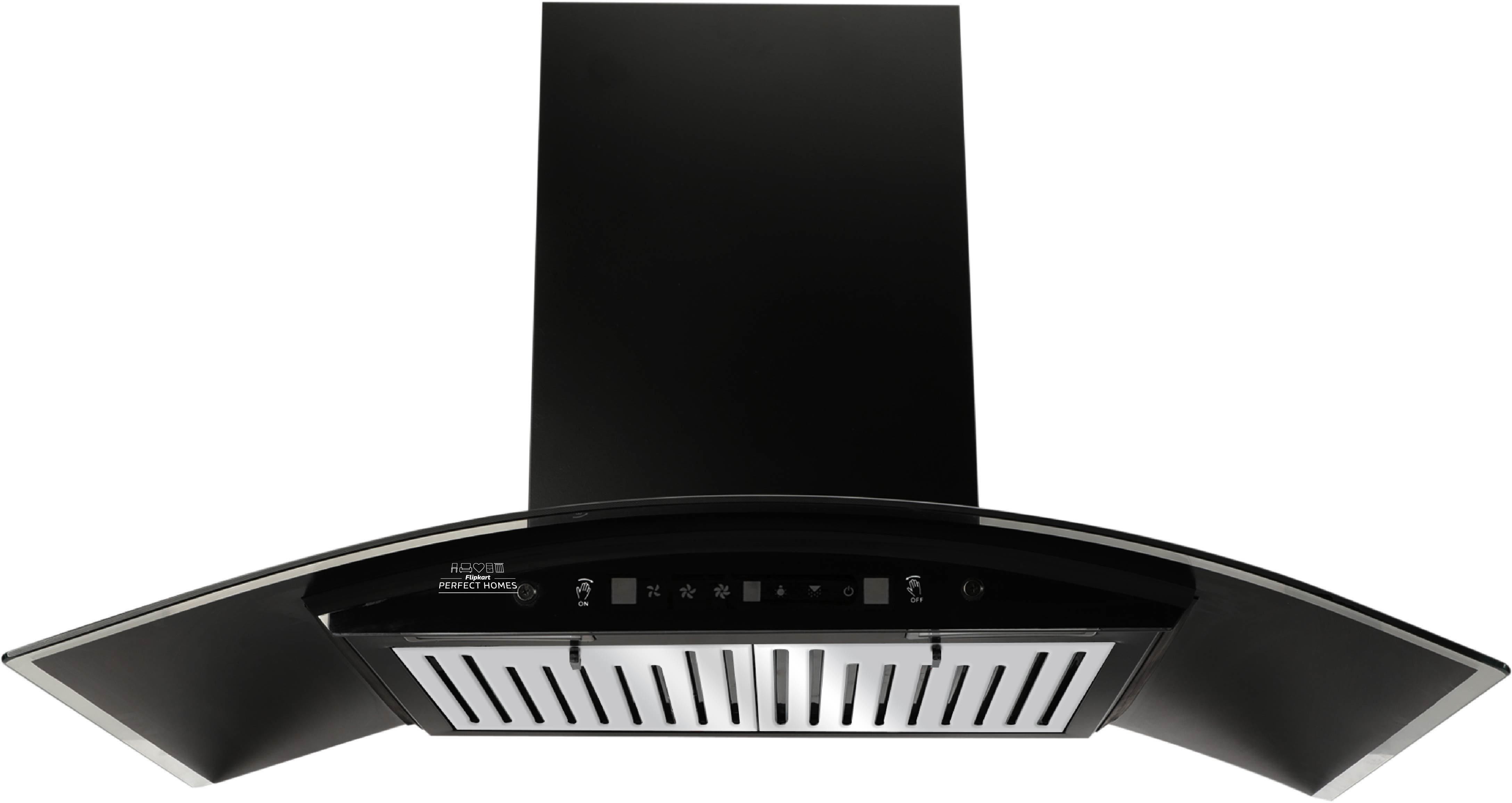 Athena 90 Auto-Clean Auto Clean Wall Mounted Black 1200 CMH Chimney-image-16