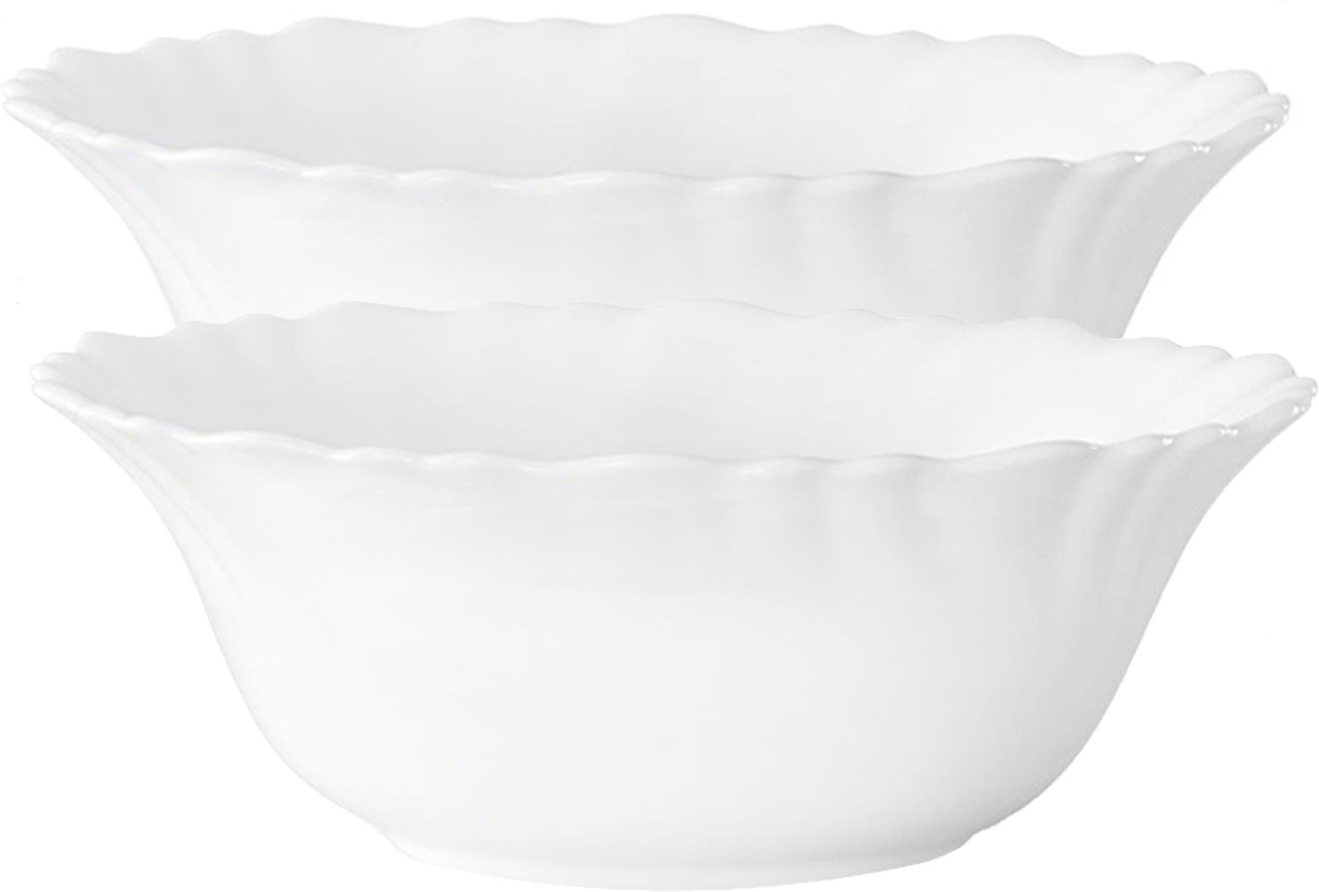 Opalware Serving Bowl 1.24 Ltr (Set of 2) Mixing Serving Multipurpose Bowl Microwave Dishwasher Safe-image-24