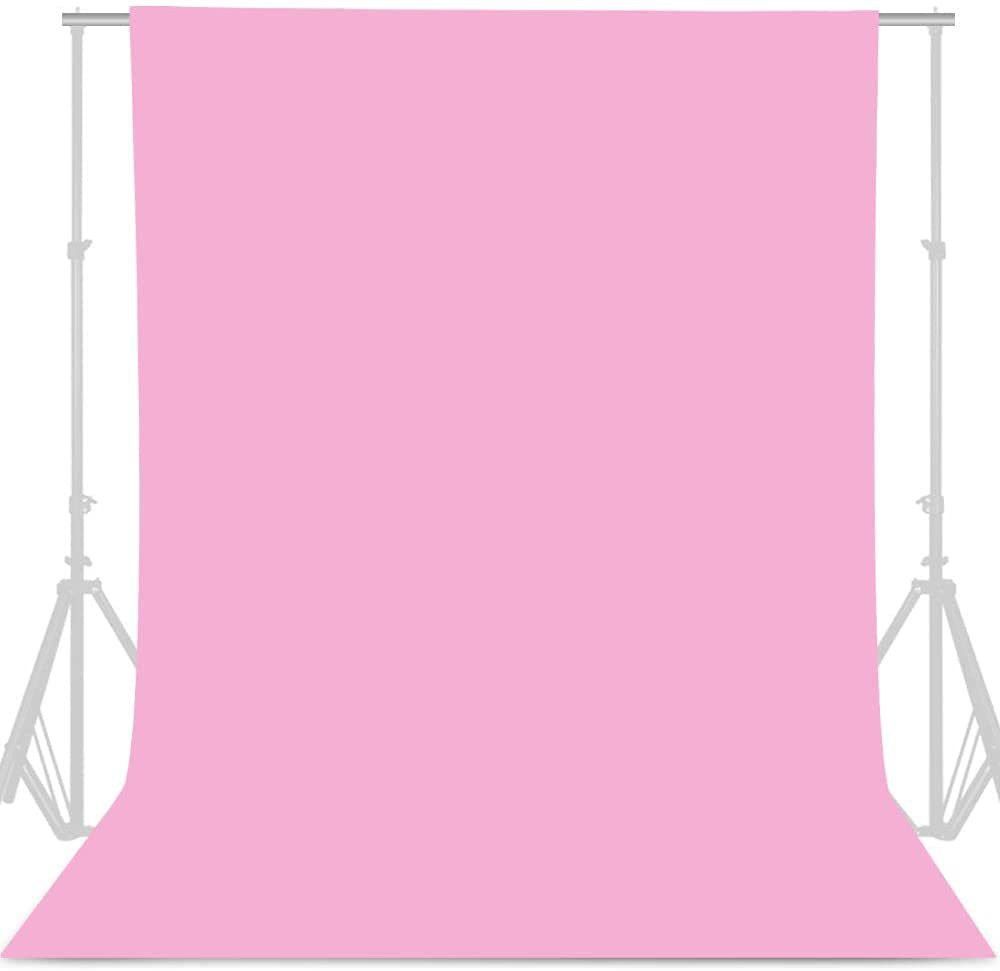 Hiffin ® 8X12FT Pink Backdrop Photography Background Photo Backdrop for Photoshoot Translucent Reflector Umbrella