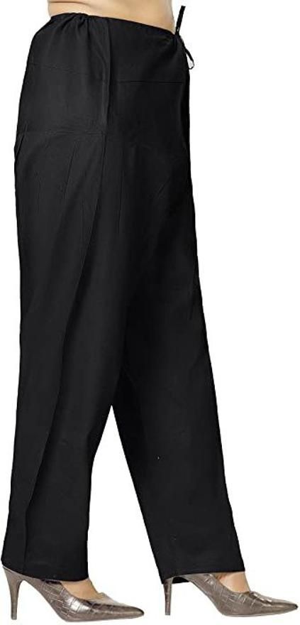 nezup Pure Cotton Solid Women ["Black"] Salwar-picture-19