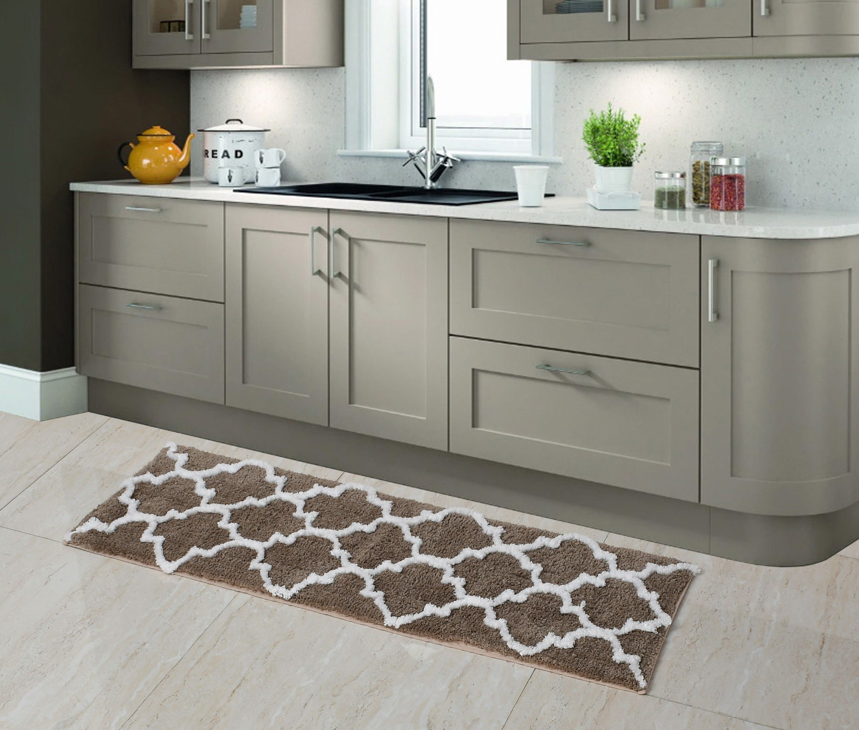 Brown Polyester Runner-image-23