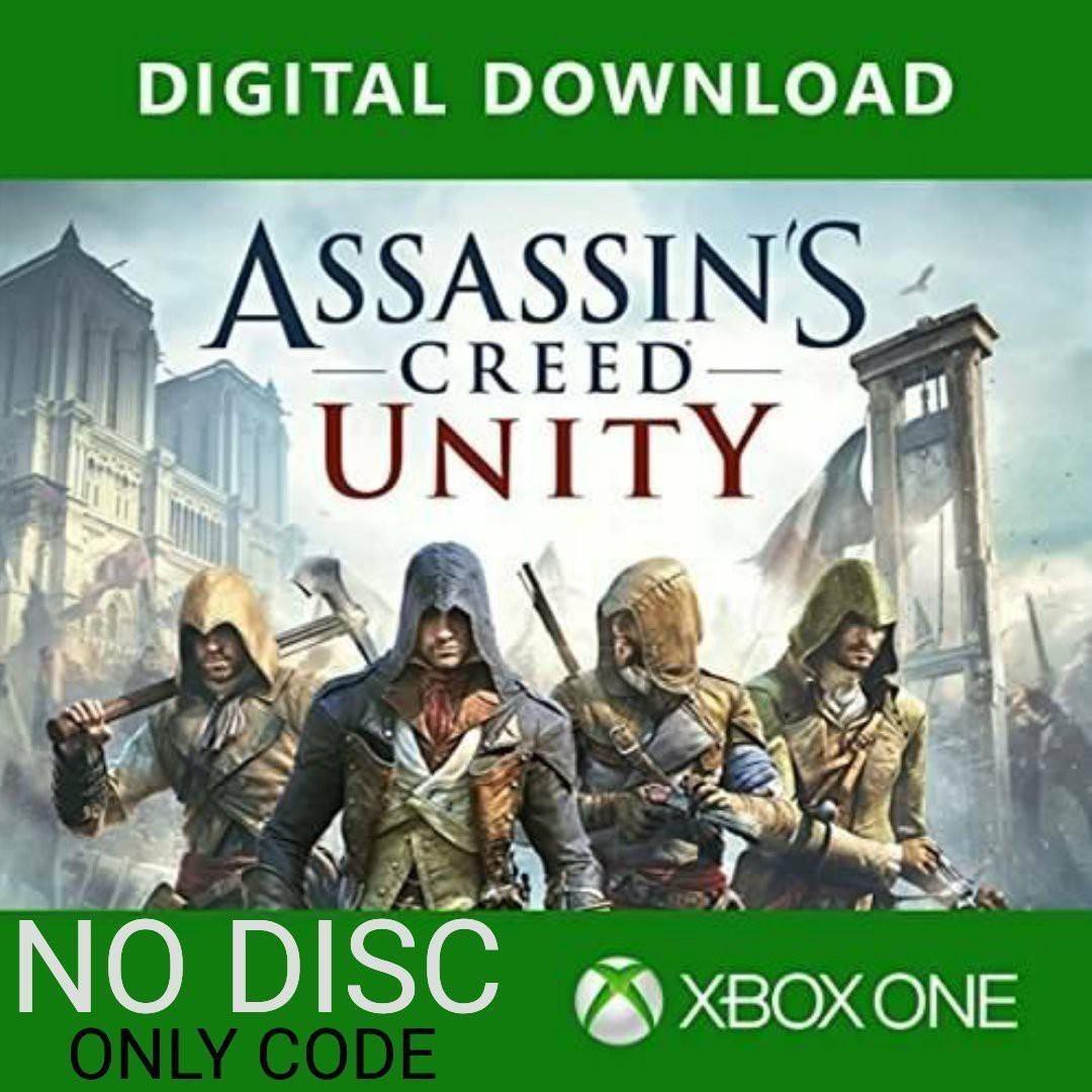 Assassins Creed Unity Xbox One Download Code Only (NO CD/DVD) image 1