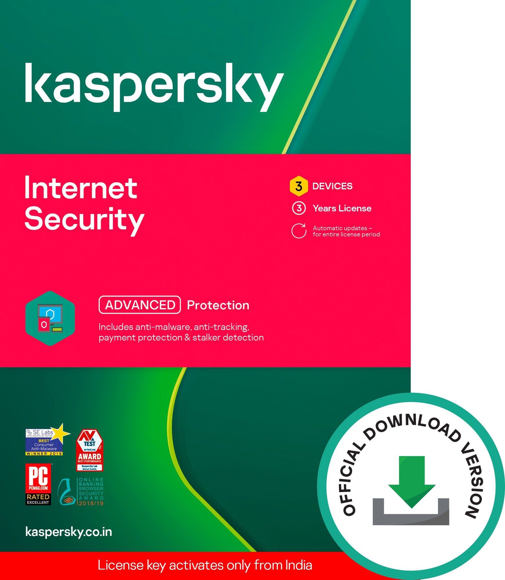 Kaspersky 3 PC 3 Years Internet Security Compatible with Windows (Email Delivery - No CD)-picture-37