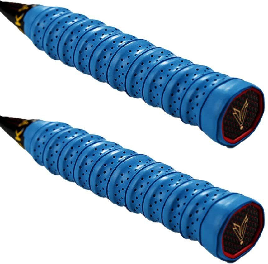 Pack of 2 Badminton Grip Soft Replacement Non-Slip Anti Sweat Overgrip-Sky Blue