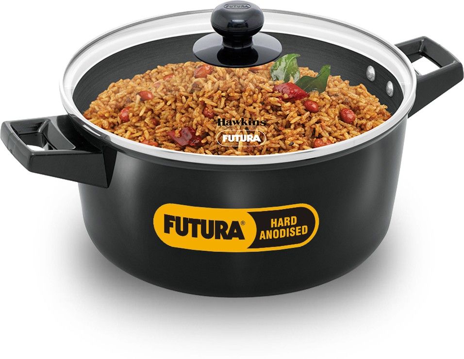 Cook n Serve Casserole with Glass (IACB40G) Sauce Pan 24.1 cm diameter with Lid 4 L capacity-image-18