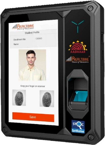 realtime T502L ADHAAR ENABLE BIOMETRIC ATTENDANCE DEVISCE Access Control, Time & Attendance image 1