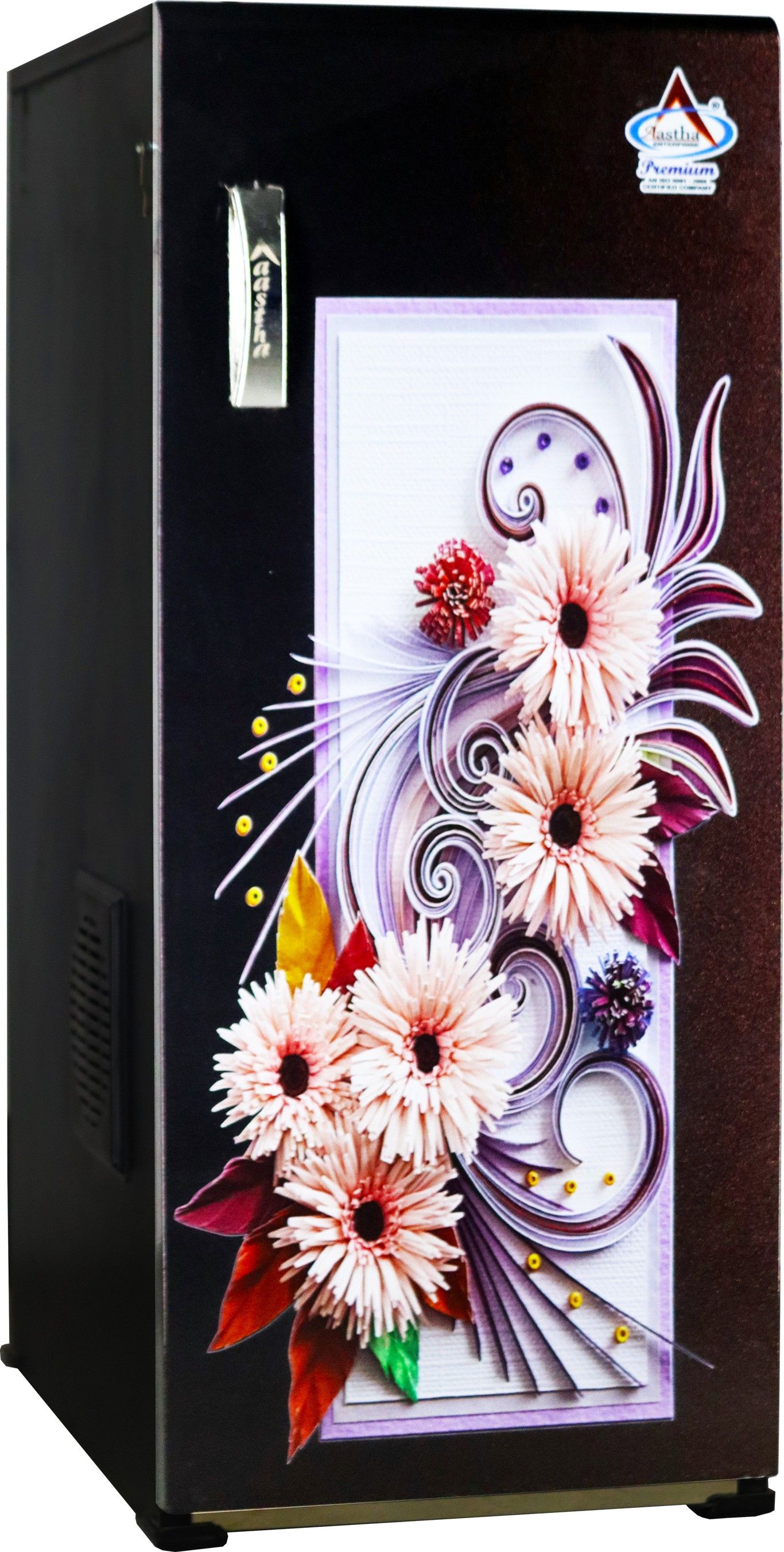 Gharghanti Specially For Masala & Grains Grinding (2 in 1) With Standard Premium Accessories Black Door with Pink Flowers Flourmill-image-8