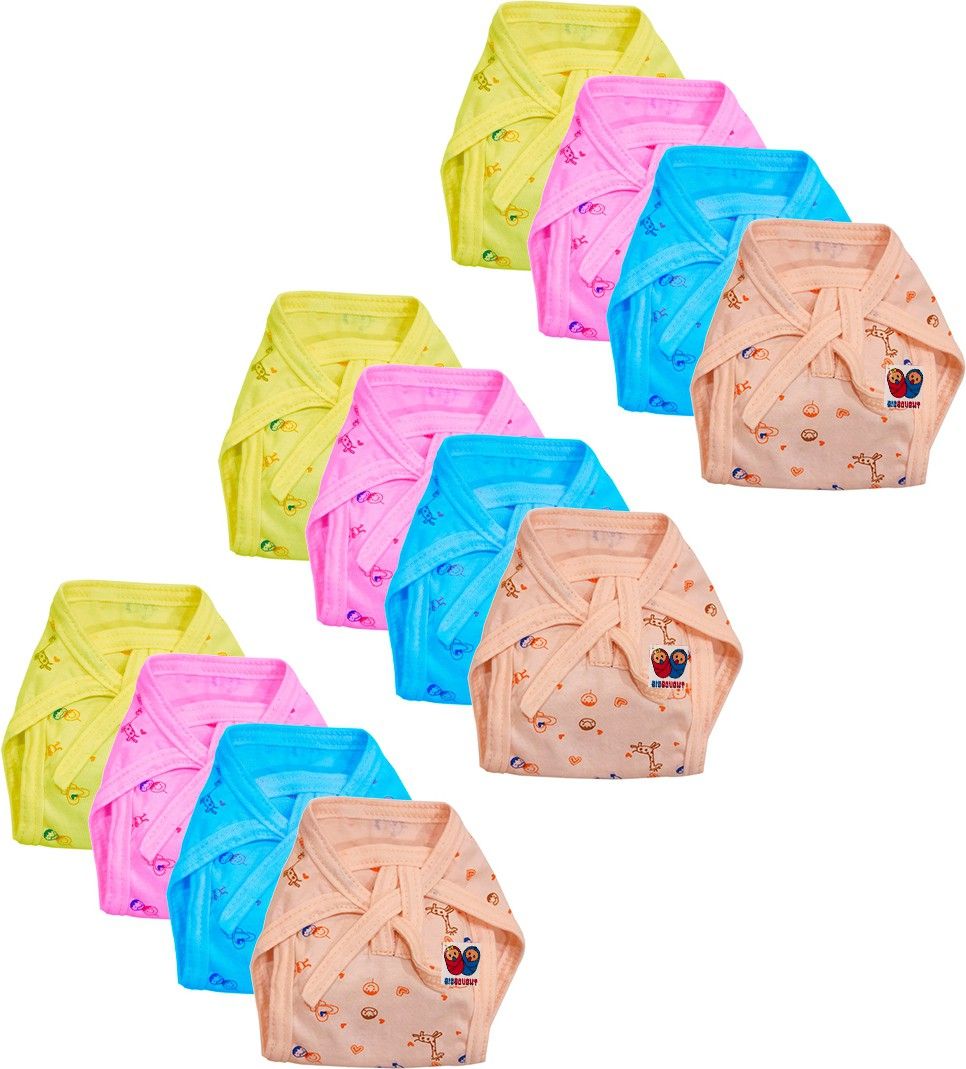 bigbought Baby Boy Baby Girl (Cloth Diaper) Hosiery Soft Fabric Set 12-picture-15