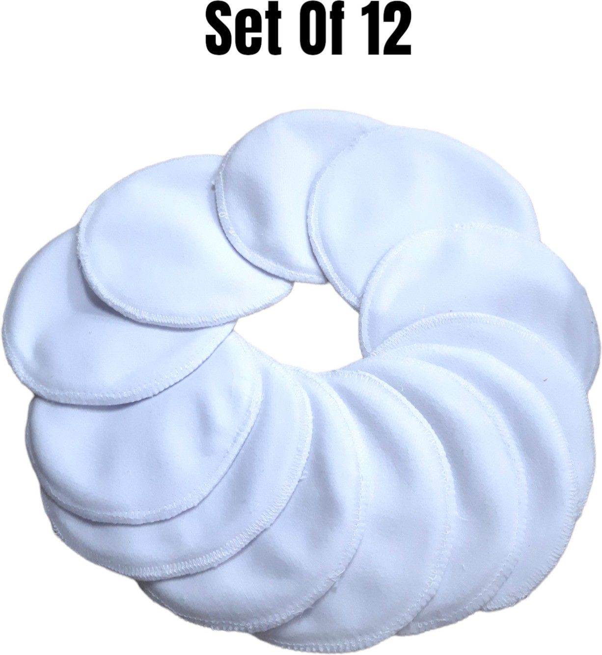 Reusable Washable Nursing Maternity Breast Pads | Absorbent Comfort Fit - 12 Pc Nursing Breast Pad