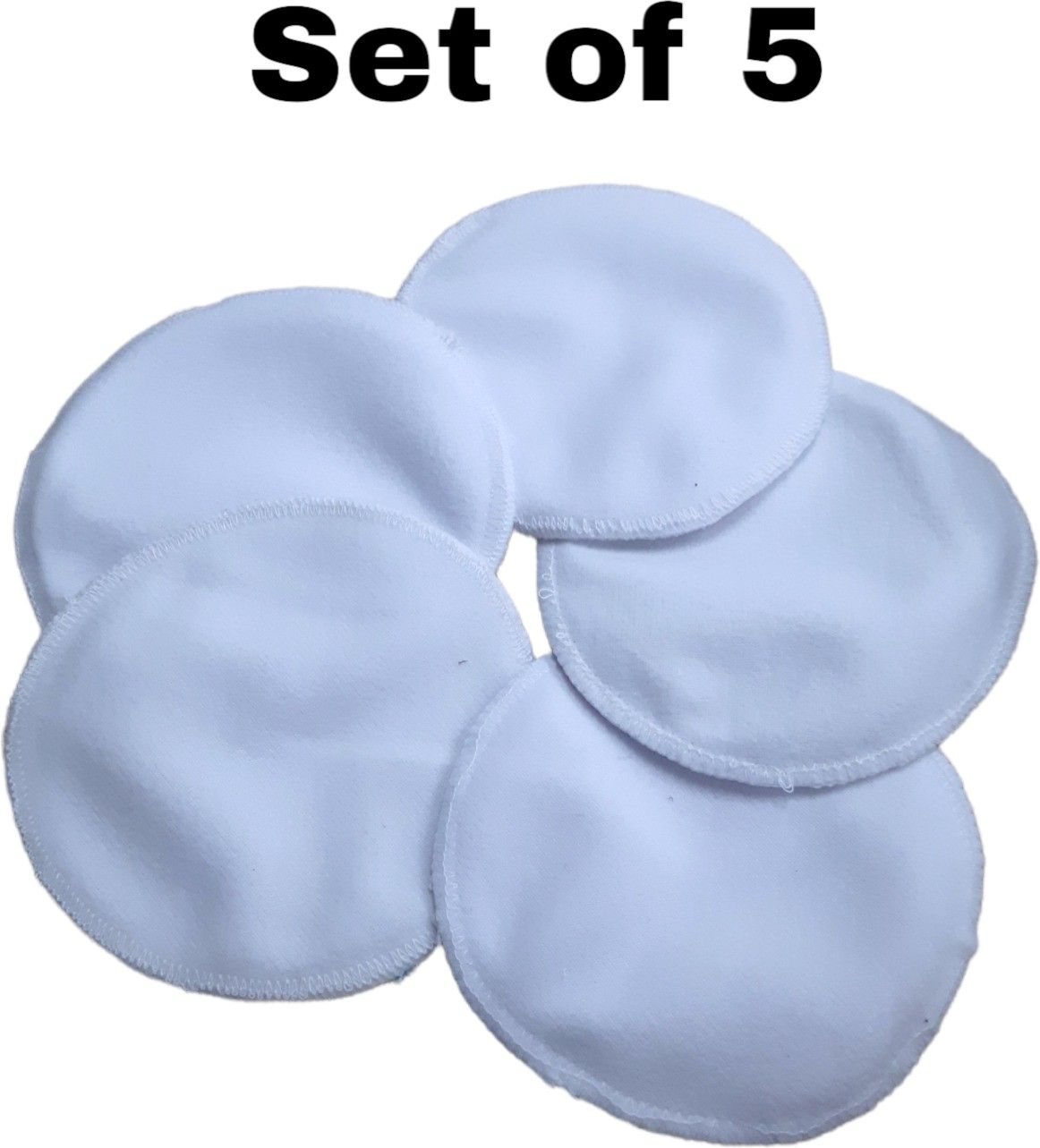 kistapo Reusable Washable Nursing Maternity Breast Pads | Absorbent Comfort Fit - 5 Pcs Nursing Breast Pad-picture-35