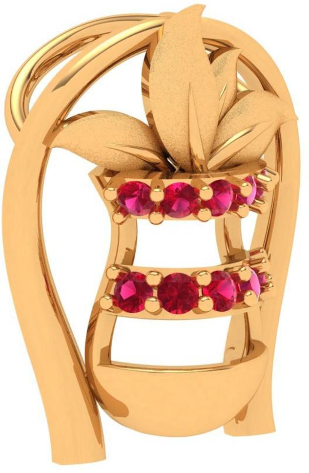 PC Chandra Jewellers Kalash 22kt Yellow Gold Pendant-image-28