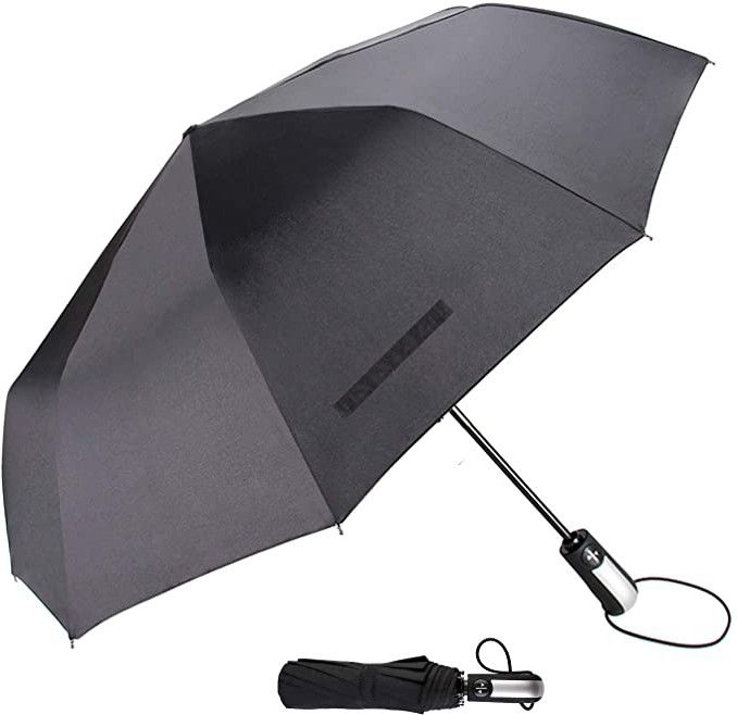 Umbrella Large Umbrella Man,Women, Kids, Girls, Boys 3 Fold Auto Open-Auto Close Umbrella-image-6
