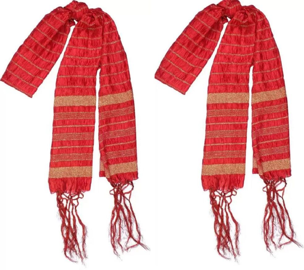 Velvet Printed Maroon Men Dupatta