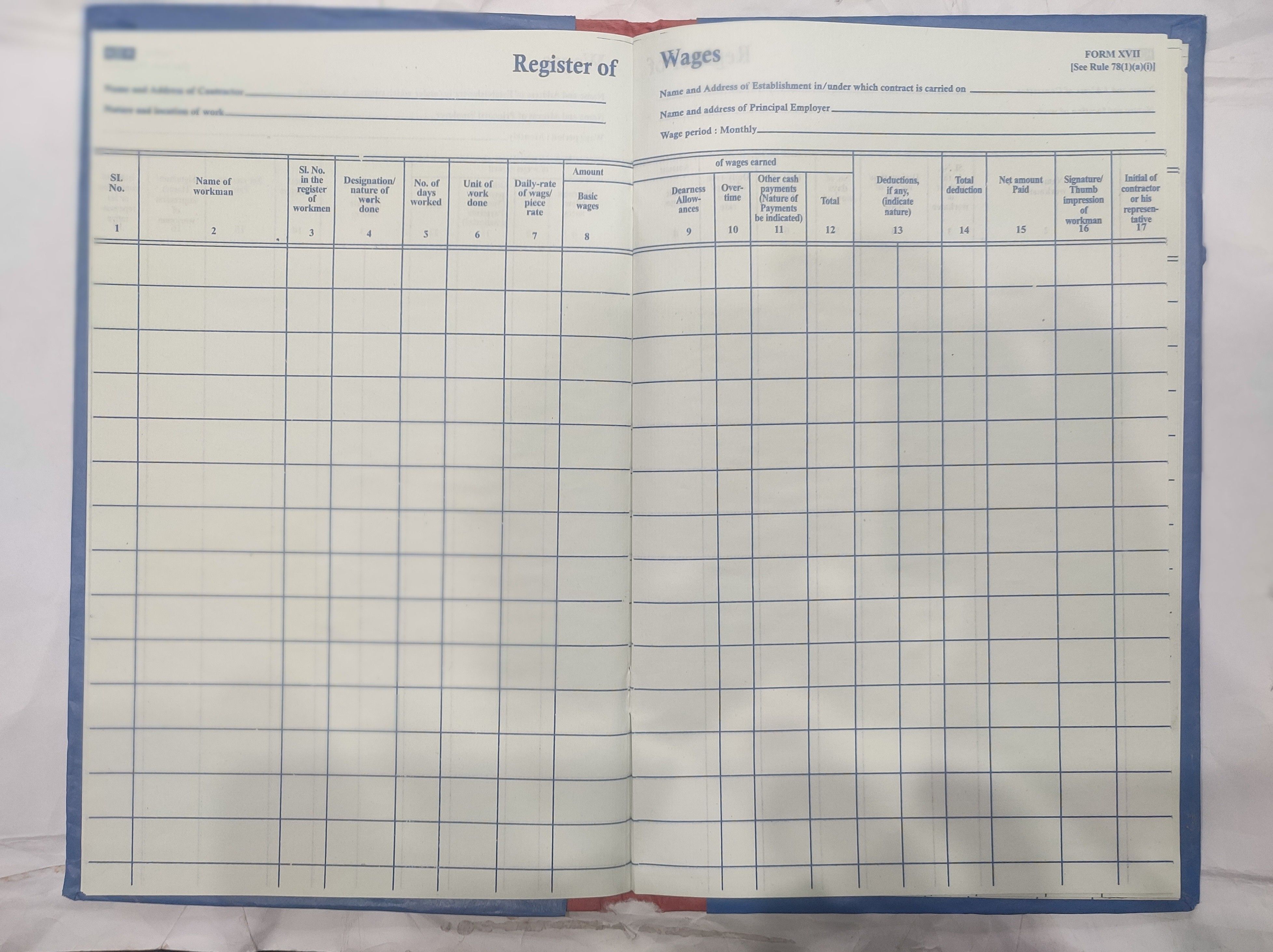 r k sales Register of wages R K Register of Wages 50 Pages, Pack of 1 2-Part Record keeping book-picture-13