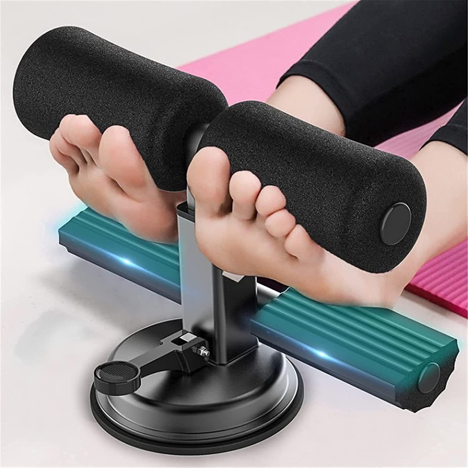 Portable Double Stand Sit-up Bar Workout Assistant Leg Support Abdominal Core Ab Exerciser-image-25