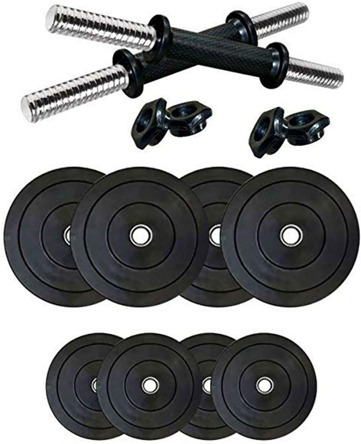 10 kg 20 Kg Pvc (2.5kg X 8PCS) Adjustable Dumbbell 20KG Home Gym Combo