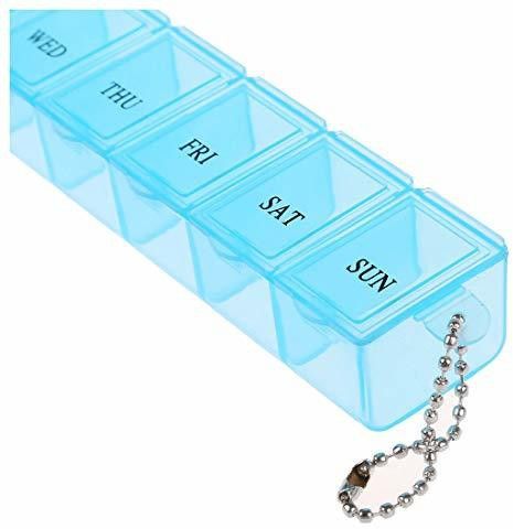 shakuntla 7 Days Pill Medicine Organizer Reminder Storage Box for 7 Days, 3 Layer Pillbox Pill Box-picture-23