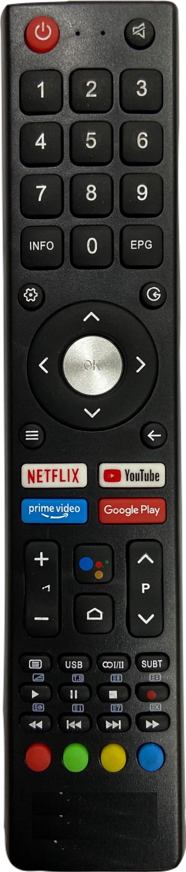 SHIELDGUARD Remote Control No. 375 with Netflix and YouTube function Compatible for LED TV BPL (No Voice function) (Old Remote must be same) Remote Controller image 1