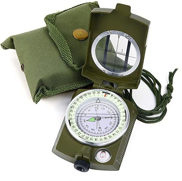 ™Professional Multi function Army Metal Sighting High Accuracy Waterproof Compass-image-39
