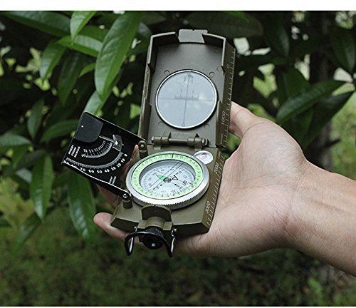 ™ Military Army Geology Lensatic Prismatic Compass Multi Functional Outdoor Compass-image-12