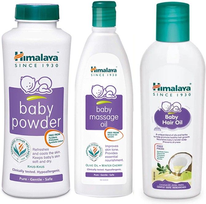 Baby Powder + Massage Oil + Hair Oil (3X100ml)-image-36