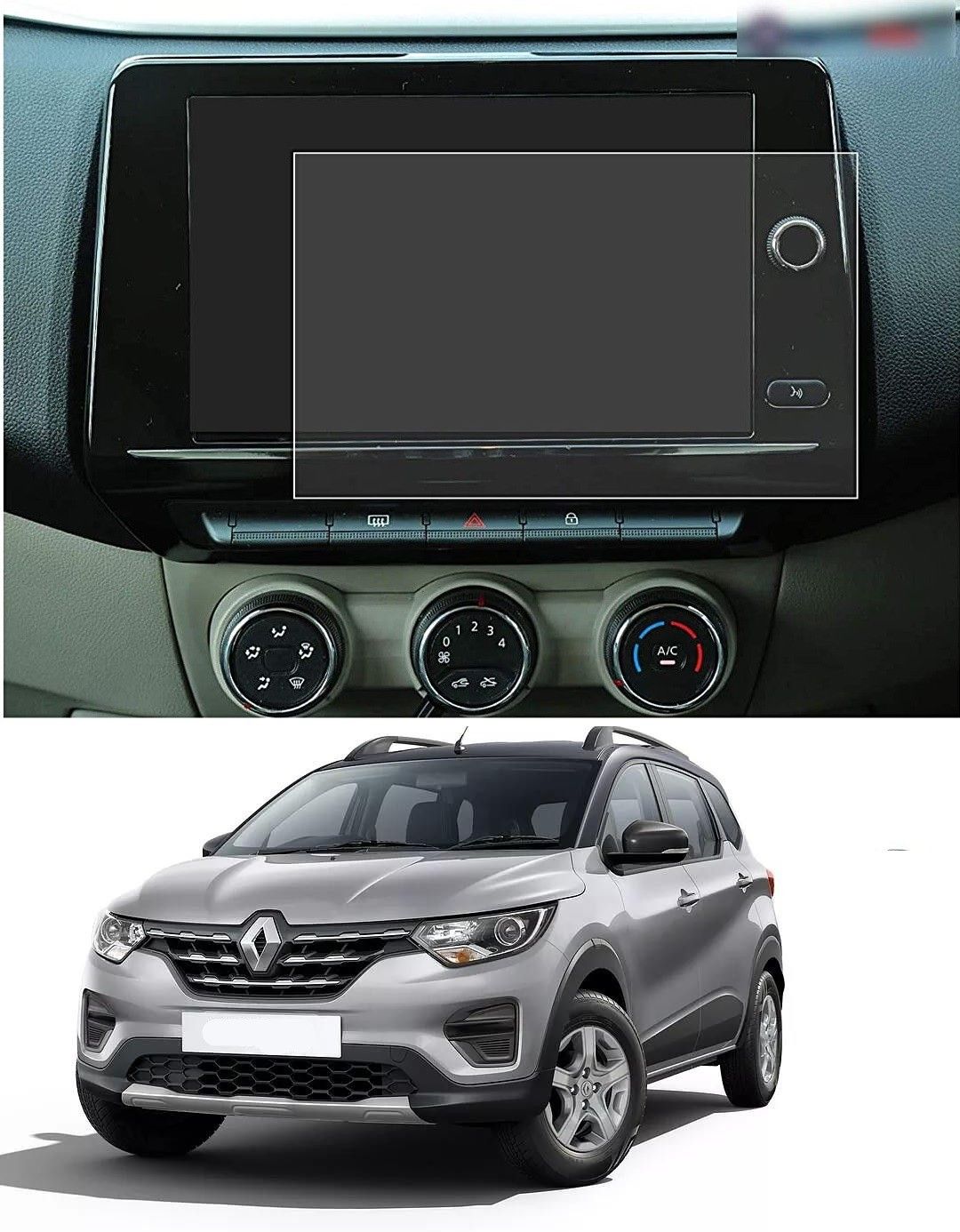 Guardpad Impossible Screen Guard for Renault Triber RXT EASY-R (8 inch) GPS Stereo System (By Company Fitted) (PCS:-1)-image-35