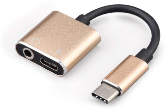 IMMUTABLE Multicolor 3 in 1 Type C to audio jack and charging K12 Phone Converter image 1