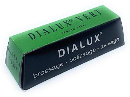 Dialux Green High Polishing Rouge Bar used on White Gold, Platinum for Final Polishing, Jewellery Making & Repair, Watchmaking, Hobby Crafts DIY Glass Polisher-image-3