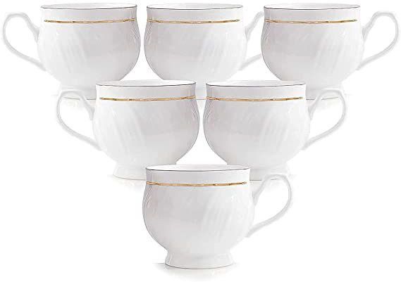 Pack of 6 Bone China Beautiful and Stylist Kareena shape design Tea Cup-image-28