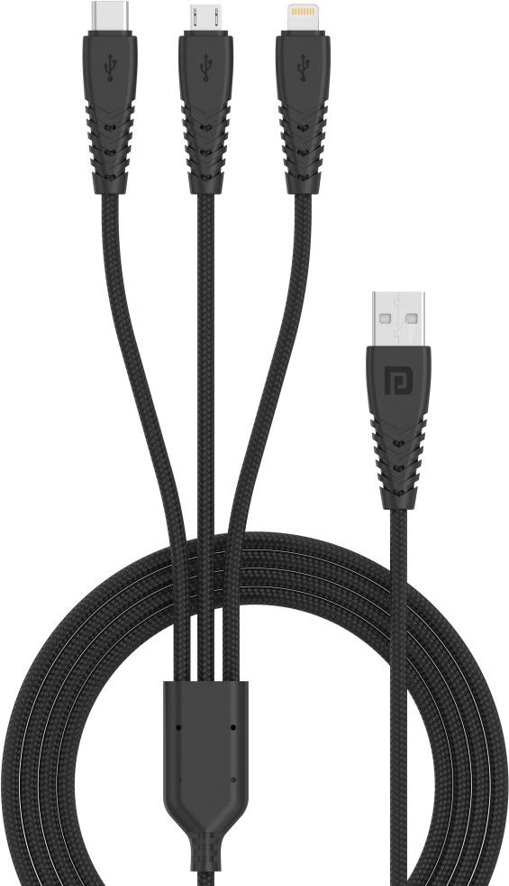 Portronics 3-in-1 Cable 2 A 1.5 m Konnect A Trio-image-27