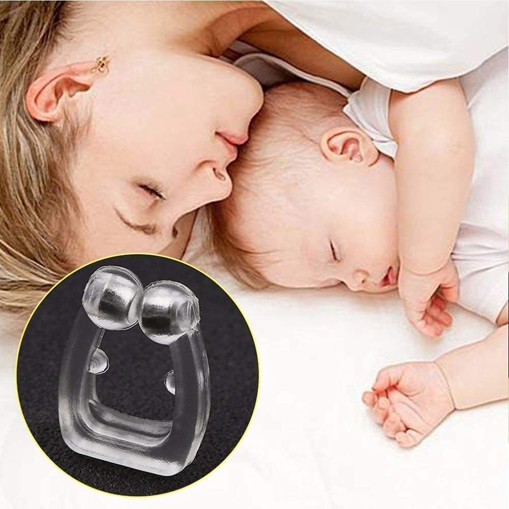 Anti Snore Free Sleep Silicone Magnetic Nose Clip | Nose Clip | Snoring Stopper Nose Shaper