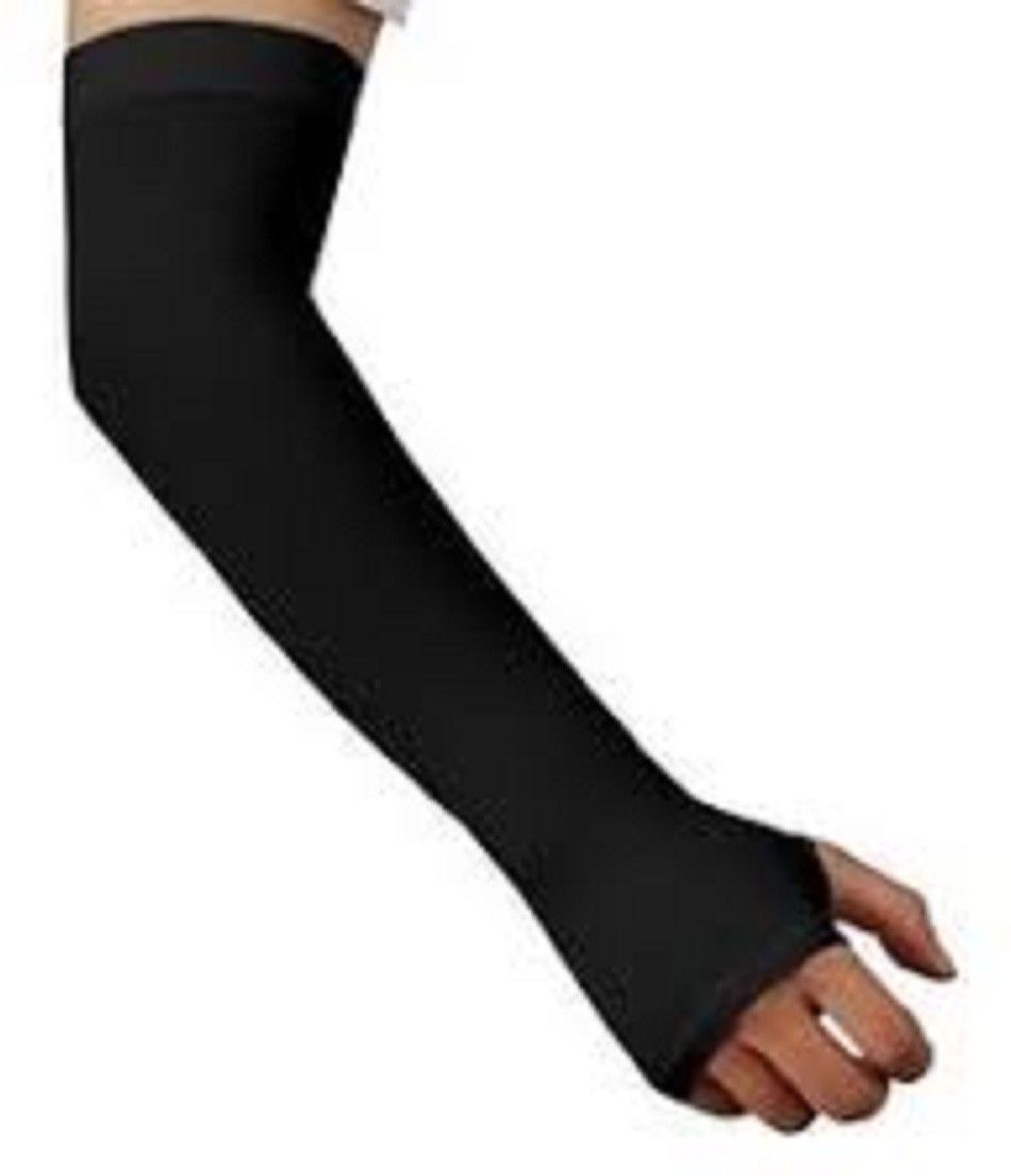 Cooling Arm Sleeves, Women Men Summer Outdoor Sunblock Arm Cover with Thumb Hole Riding Gloves-image-2