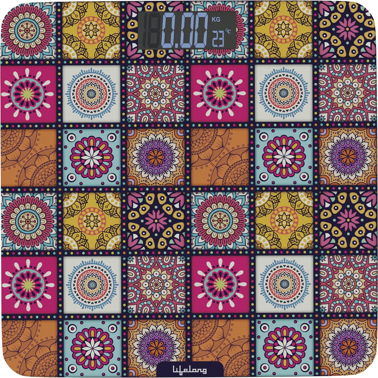 Lifelong LLWS63 Mystical (Indian Cultural Series - Rajasthan) Weight Machine Body Weighing Scale