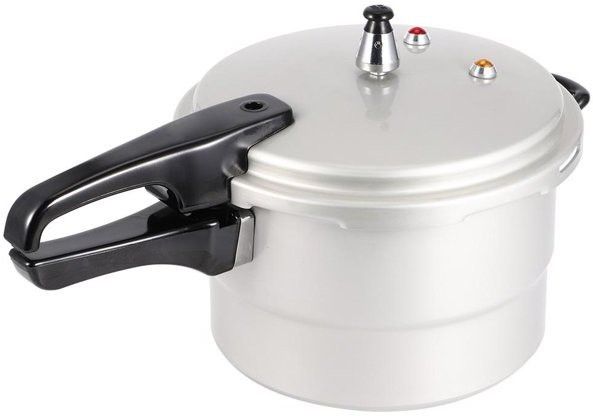 Aluminum Pressure Gas Cooker with Induction Bottom with steam Slow Cooker