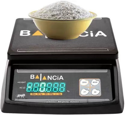 Skeisy Double display RIVOX-TECH BALANCIA WEIGHT MACHINE 30KG TO 1GM WEIGHT MACHINE Weighing Scale image 1