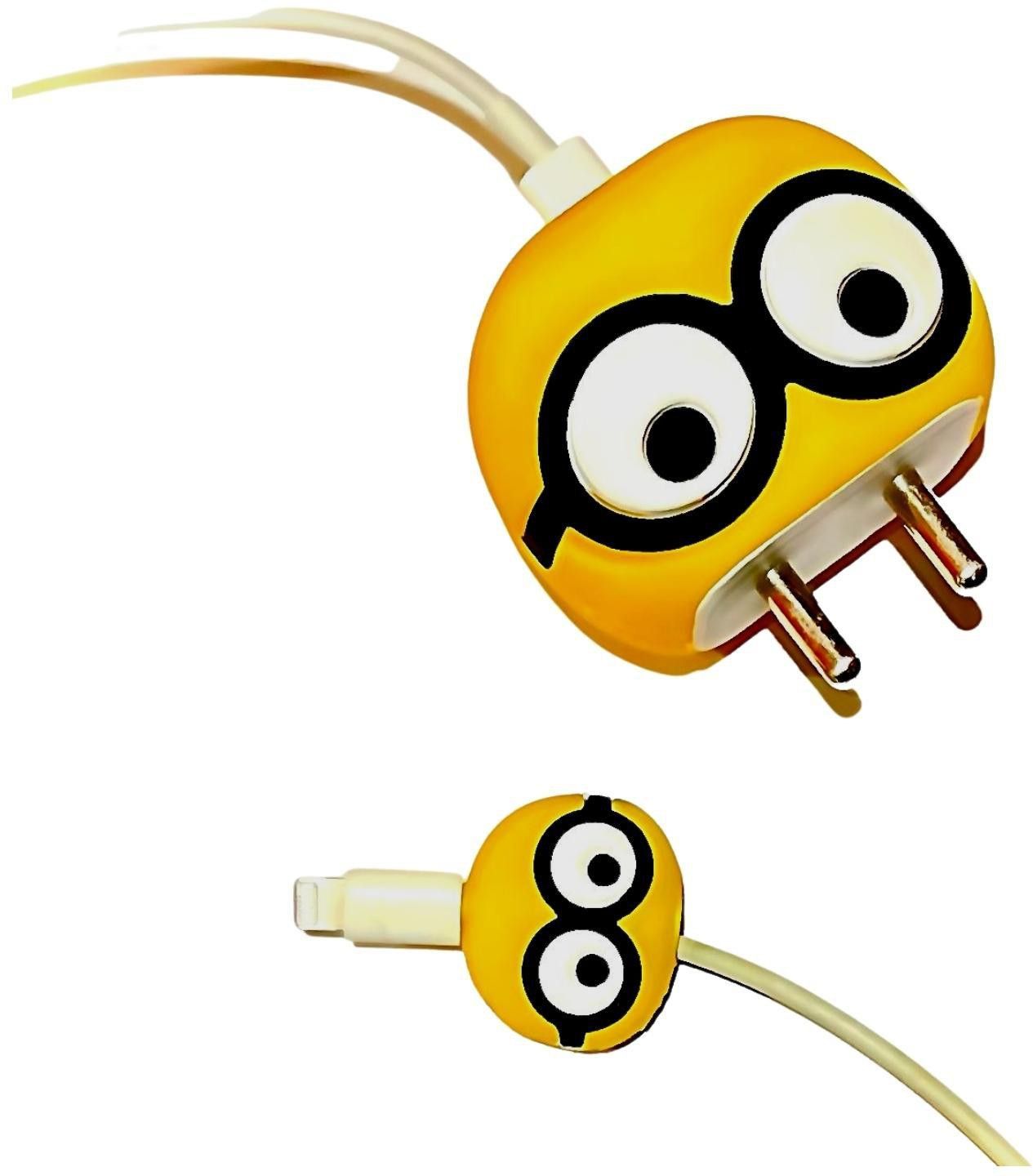 iWishKart Silicone Press Stud Headphone Case For apple charger, iphone adapter-image-7