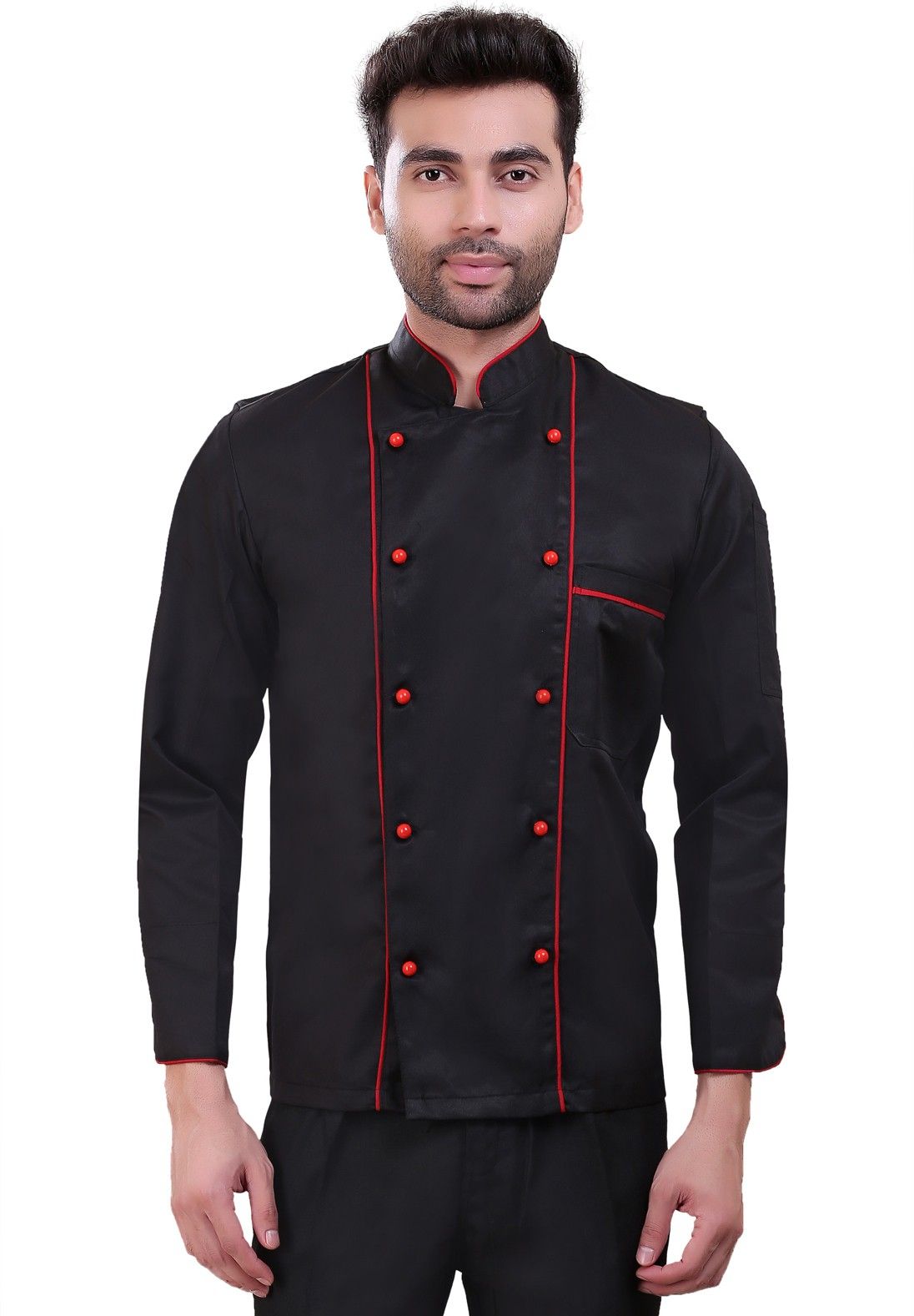 click one Gentle Hand Wash Solid Coat For Men-picture-33