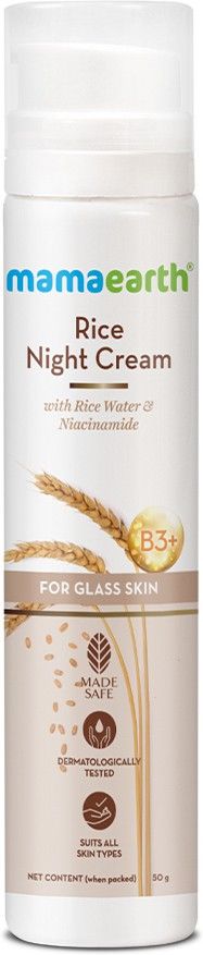 mamaearth Rice Night Cream, for Clear Skin With Rice Water & Niacinamide for Glass Skin-picture-15