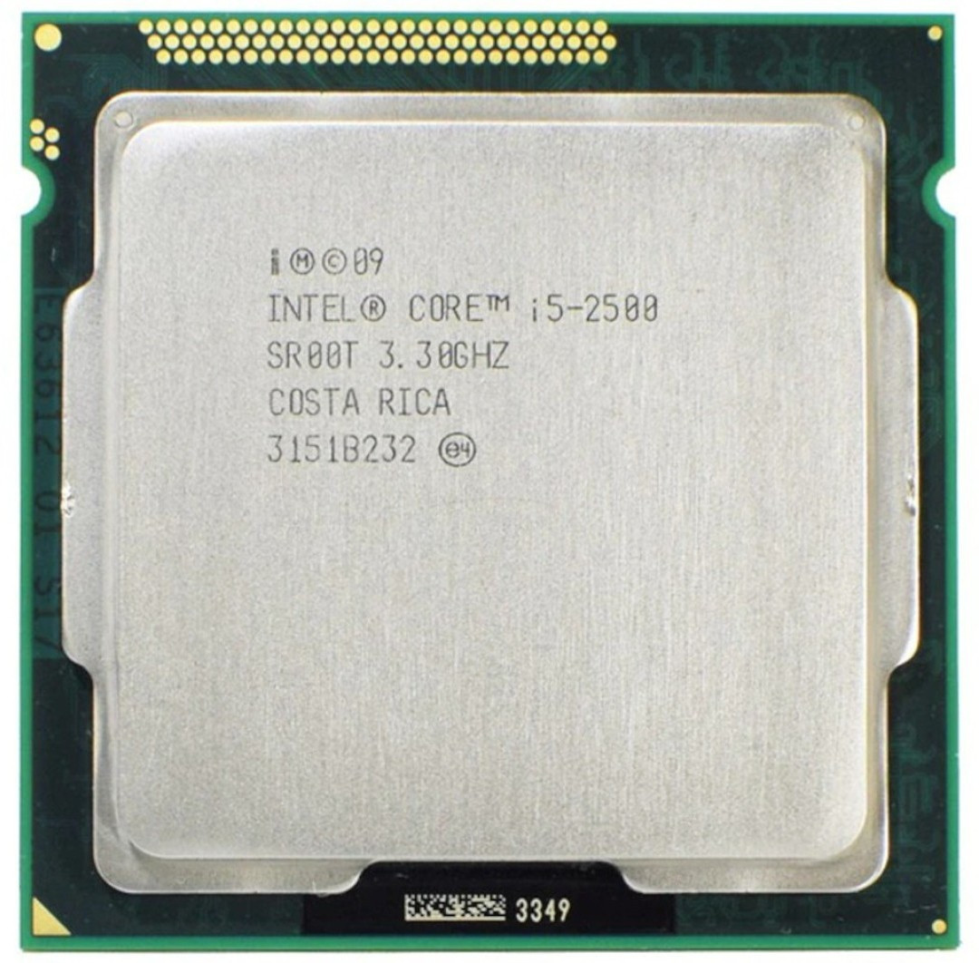 Intel I5 2500 3.3 GHz LGA 1155 Socket 4 Cores Desktop Processor image 1
