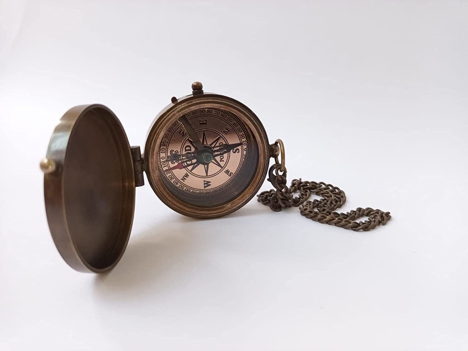 uniqueneeds Rare Antique Compass Maritime Professional Look Antique Compass-picture-34
