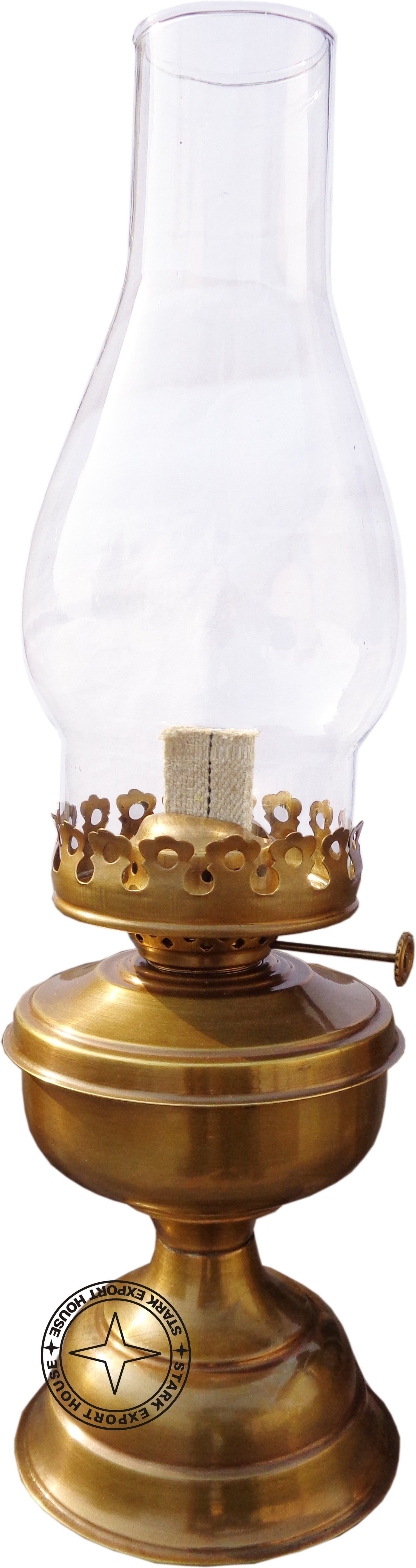 Brown Brass, Glass Table Lantern-image-18