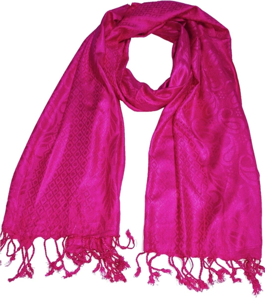 saba Self Design Viscose Women Multicolor Fancy Scarf, Scarf, Stole-picture-20