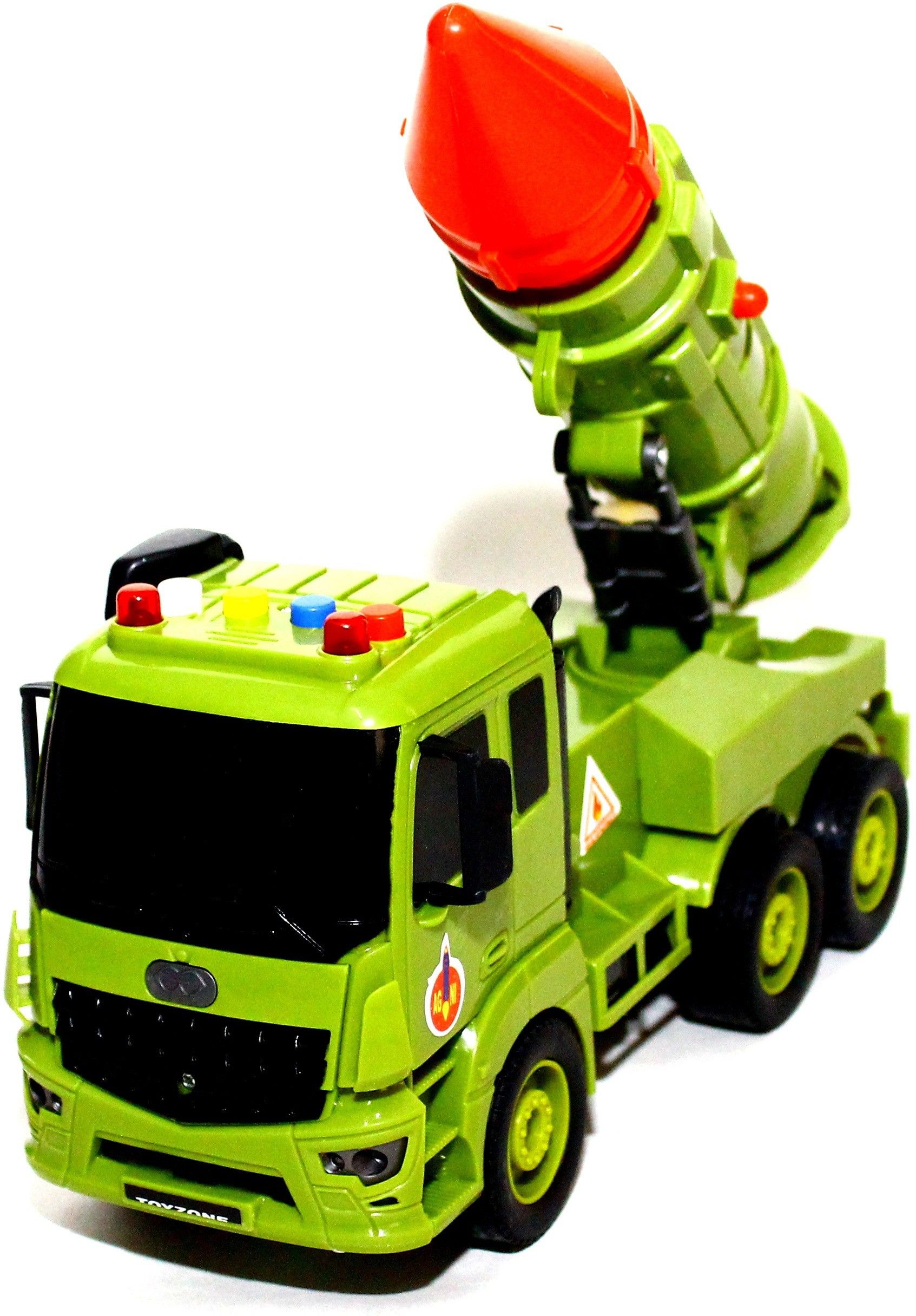 divykri Agni Army Missile Launcher Battlefield Tanker Pull Back Push Toys Truck-picture-30