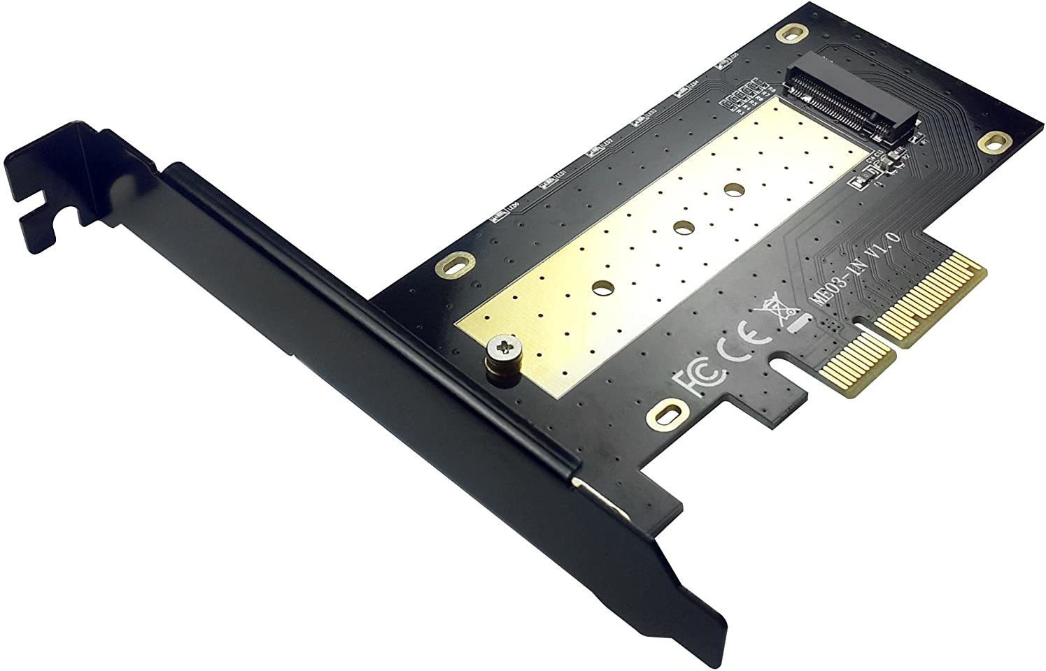 Tobo Micro Connectors M.2 NVMe 80mm SSD PCIe x4 Adapter with Covered Heat Sink DDR2 1 GB NVIDIA Chipset 80 bit 60 MHz Graphics Card