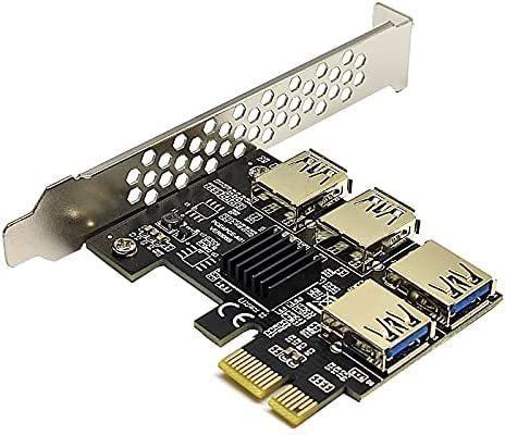 Etzin NVIDIA PCIe x1 to 4 USB Hub PCI-Expres(EPL-750PC) DDR2 1 GB NVIDIA Chipset 6 bit 60 MHz Graphics Card