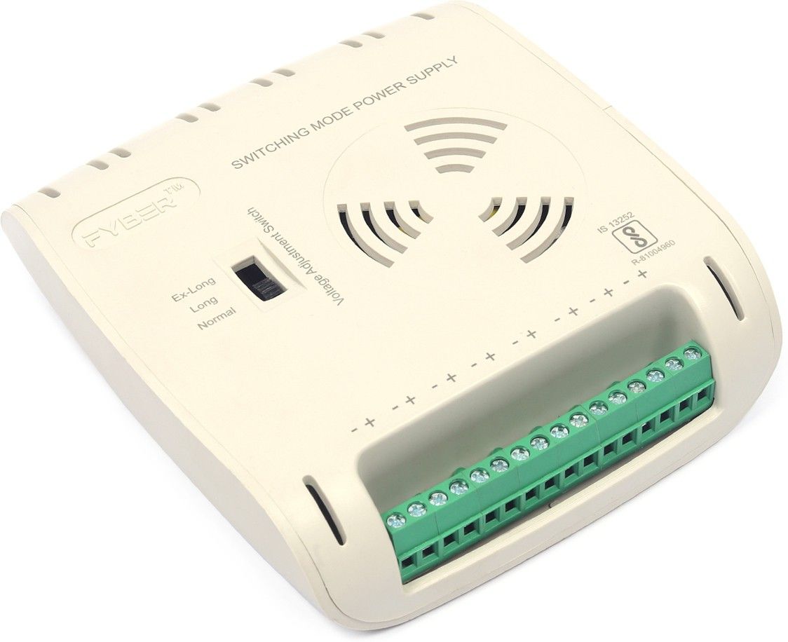 FYBER FYBER 8CH CCTV POWER SUPPLY (SMPS) PS-1208 12 Watts PSU